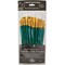 Royal & Langnickel(R) White Taklon Value Pack Brush Set-12/Pkg